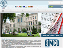 Tablet Screenshot of lloydmaritime.com